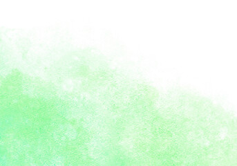 シンプルな水彩テクスチャー　緑