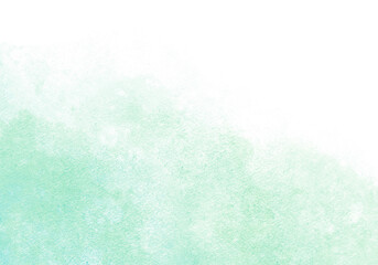 シンプルな水彩テクスチャー　グリーン