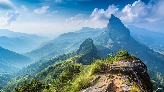 Adam's peak   mountain in SriLanka.