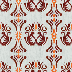 abstract seamless motif fabric patterns, abstract ikat, carpet, fabric, batik
