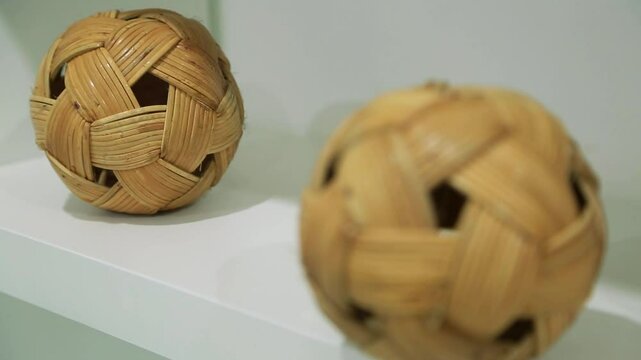 Takraw ball Close up view