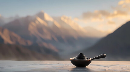 Elevated Mornings: Shilajit and the Breathtaking Hunza Mountains