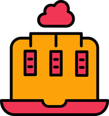 Online Library Vector Icon