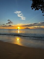 Obraz premium sunset on the beach