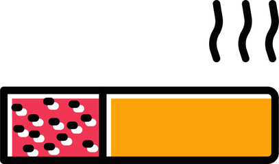 Rolling Tobacco Vector Icon