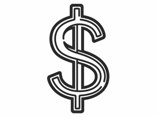 Obraz premium dollar sign