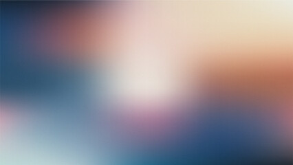 Obraz premium 青と紫とオレンジの複雑でカラフルな抽象的グラデーションメッシュのカラフルな背景。粒子のテクスチャ。