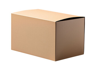 brown cardboard box. AI generated.