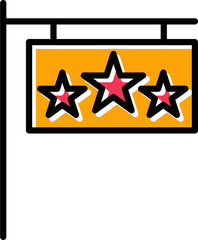 Hotel Sign Vector Icon