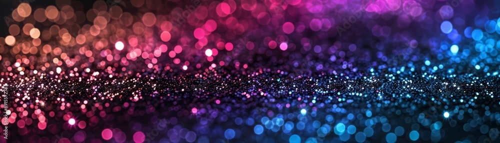 Aufkleber abstract background of colorful bokeh lights.