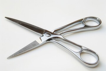 Obraz premium Beautifull photo of Scissors white background
