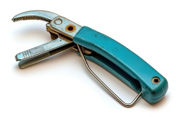 Fototapeta premium Beautifull photo of Stapler and Staples white background