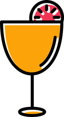 Cocktail Drink Vector Icon