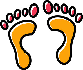 Foot X-ray Vector Icon