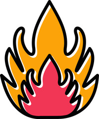 Flammable Material Vector Icon