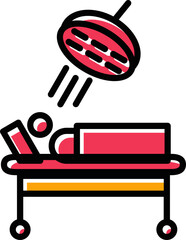 Operating Room Light Vector Icon