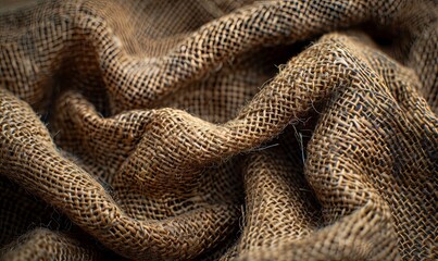 Fototapeta premium Textured burlap background