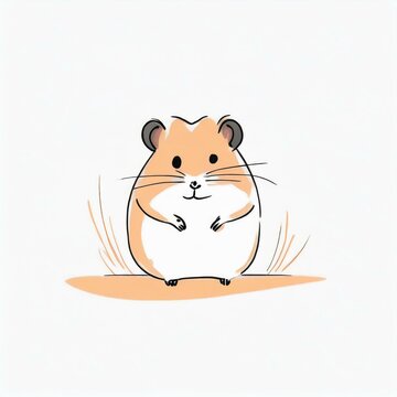 Chomik ilustracja