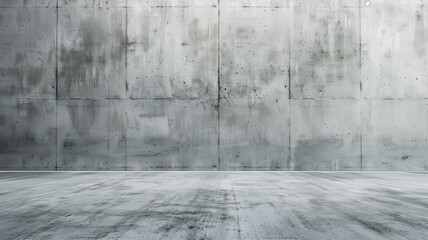 Fototapeta premium A textured concrete background with subtle imperfections, seamless floor, soft diffused lighting, minimalist style, high-resolution, industrial and contemporary look.