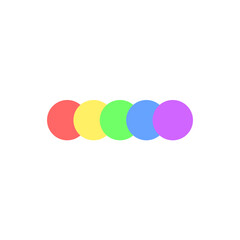 Colourful rainbow banner