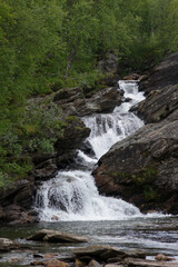 North of Sweden. Some pictures were taken in Norway, but it is just as nice as in northern Sweden. The air, the trees, the water, everything is absolutely stunning.