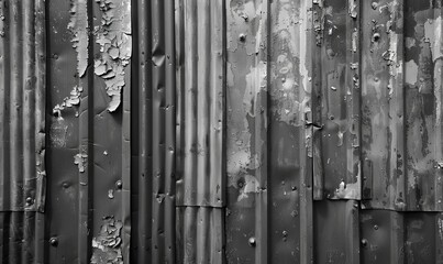 Obraz premium Textured corrugated metal background