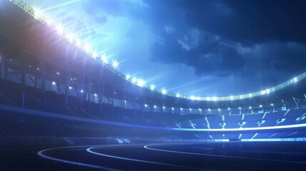 Cinematic Sports stadium background