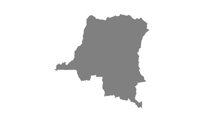 Fototapeta premium Maps of Democratic Republic of the Congo