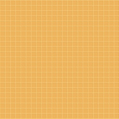 Wafer seamless pattern isolated on yellow.Waffle repeat pattern with square.Grid vector graphic background. 