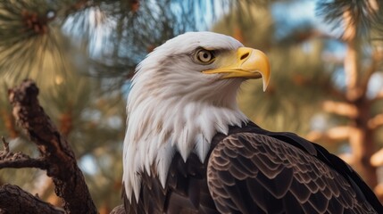 Obraz premium Majestic Bald Eagle