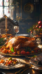 realistic high-resolution photo of food, with detailed background