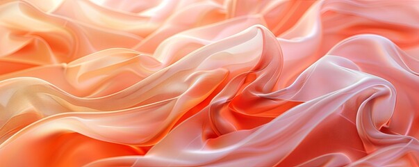 Obraz premium Smooth, matte pastel orange texture