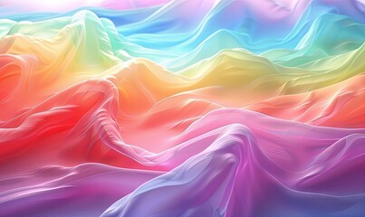 Obraz premium Soft rainbow gradient background