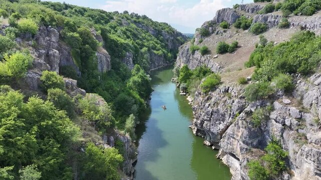 Kosova, Gjakova, river White Drin Canyon