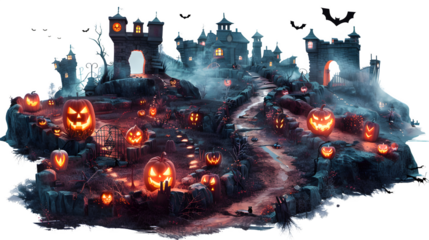 Halloween scavenger hunt maps, spooky treasure hunt guides, eerie Halloween quest maps, festive Halloween scavenger hunt, haunted hunt maps, chilling Halloween adventure maps, png file, isolated on wh