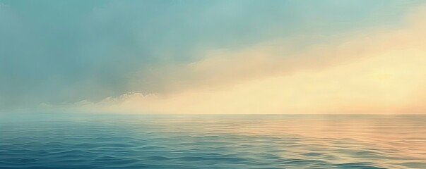 Subtle gradient of light blue and cream