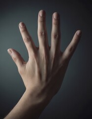 hand of the person, man making gestures