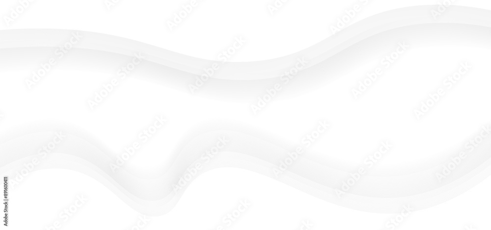 Aufkleber abstract pink background with waves thin line on white. isolated on white background in concept luxu