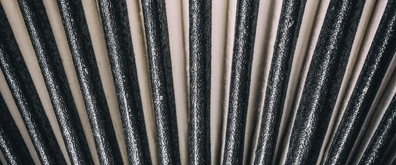 INSTRUMENT - Accordion bellows close up