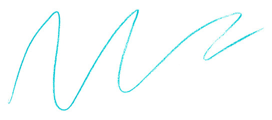 Light blue pencil strokes in simple style, isolated on transparent background.