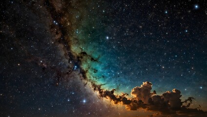 Obraz premium The application of spectra in determining the age of stars ai_generated