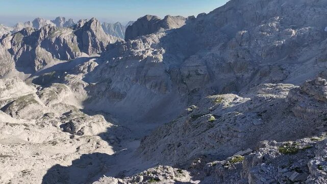 Albania, Tropoj&euml;. View from Jezerca mountain, Accursed Mountains.