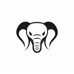 Obraz premium animal icon and logo on a white background Created with Generative AI technology