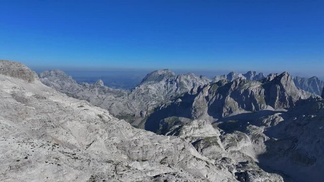 Albania, Tropoj&euml;. View from Jezerca mountain, Accursed Mountains.