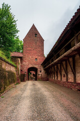 View of Trausnitz Castle in Landshut, Germany.