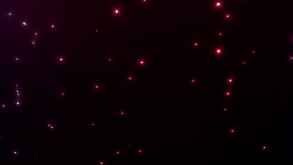 カラフルなのパーティクルが織りなす幻想的な光の背景