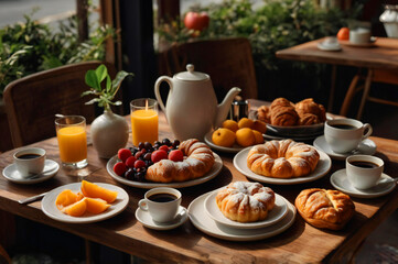 Rustic Brunch Table