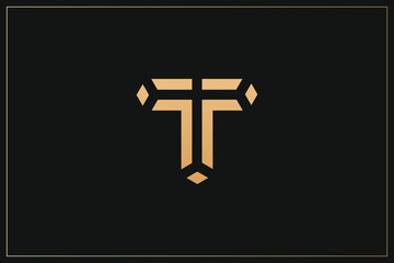 T Letter Trademark Brand Logo	
