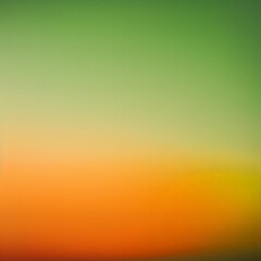 Obraz premium Vibrant Color Gradient Transitioning from Orange to Green