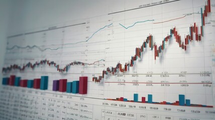  Financial chart showing market data and trends. Perfect for business analysis, investment insights, and economic reports.






